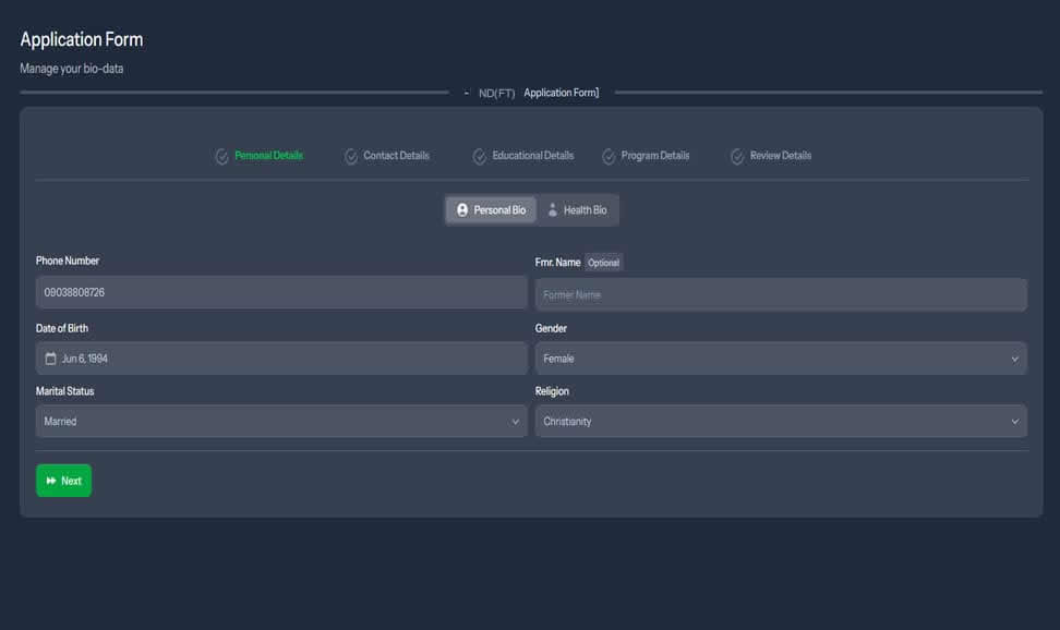 Complete Application
